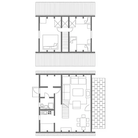 別荘 Ferienwohnpark Nurdachhaus Typ 8 Ndt 085 *